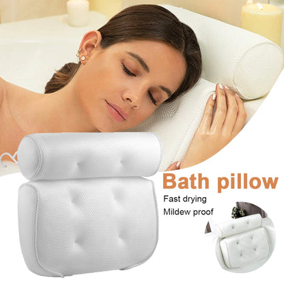 Breathable 3D Mesh Spa Bath Pillow