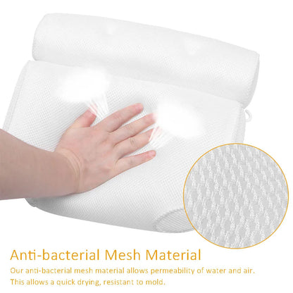 Breathable 3D Mesh Spa Bath Pillow