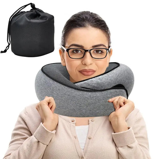 Portable Memory Foam Neck Pillow